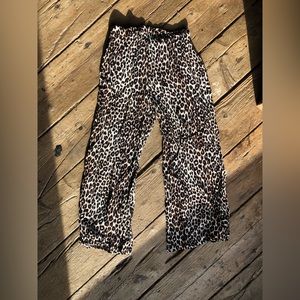 Reformation leopard print pants